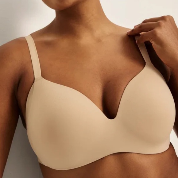 knix Other - Knix WingWoman Contour Bra Wireless T-Shirt Bra Warm Sand Size 5 (36C-38C)